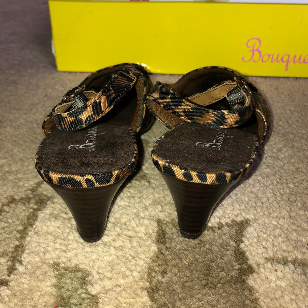 Leopard Print Wedges - Picture 4 of 4